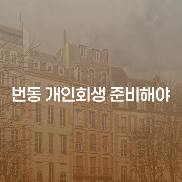 번동 개인회생 준비해야