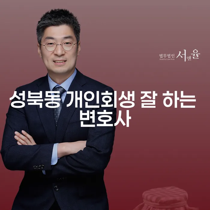 성북동 개인회생 잘 하는 변호사