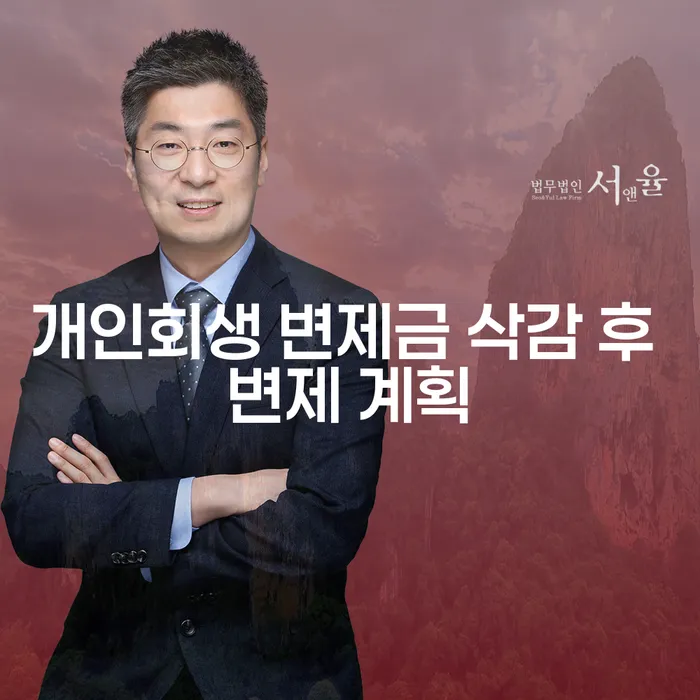 개인회생 변제금 삭감 후 변제 계획, 가능할까요?