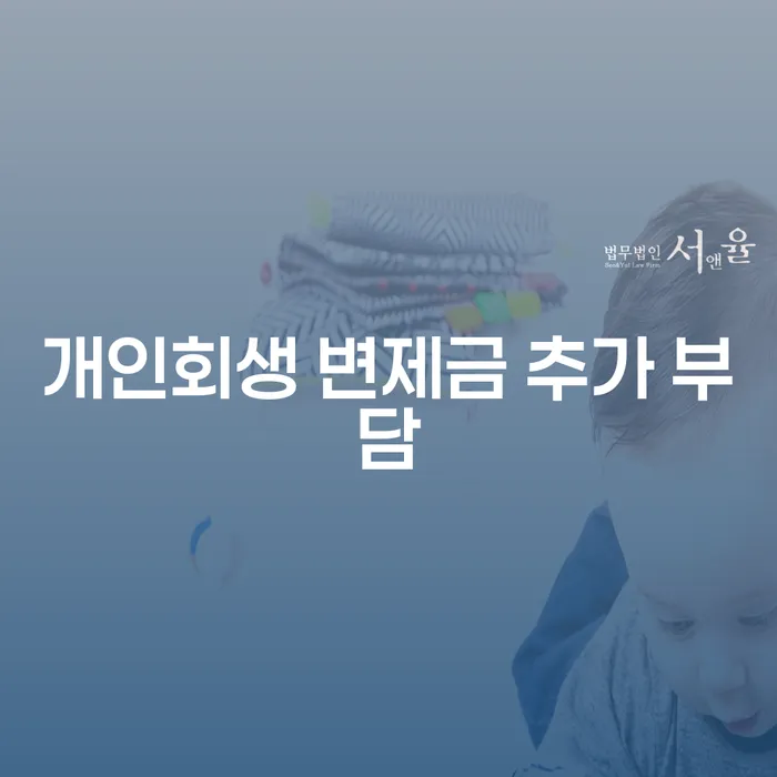 개인회생 변제금 추가 부담: 어떻게 해결할 수 있을까요?