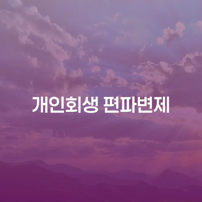 개인회생 편파변제와 채무문제해결, 당신의 선택은?